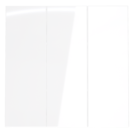 Клавиши для выключателя/переключателя трехклавишного, S70 (белый глянцевый)