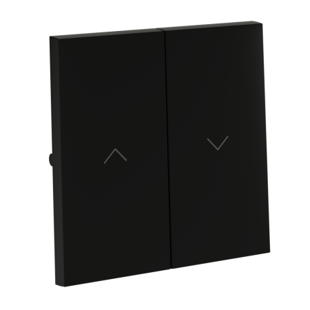 Клавиши для выключателя жалюзи, S70 (черный матовый)