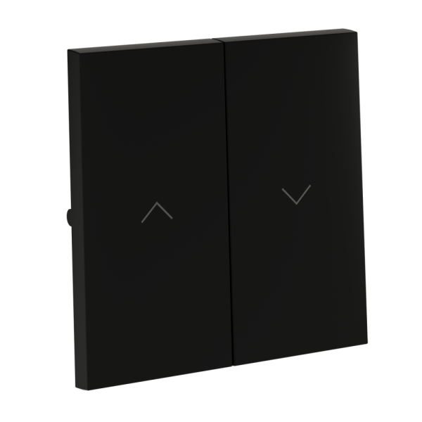 Клавиши для выключателя жалюзи, S70 (черный матовый)