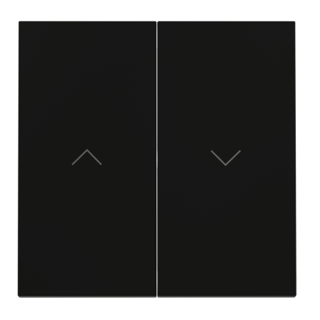 Клавиши для выключателя жалюзи, S70 (черный матовый)