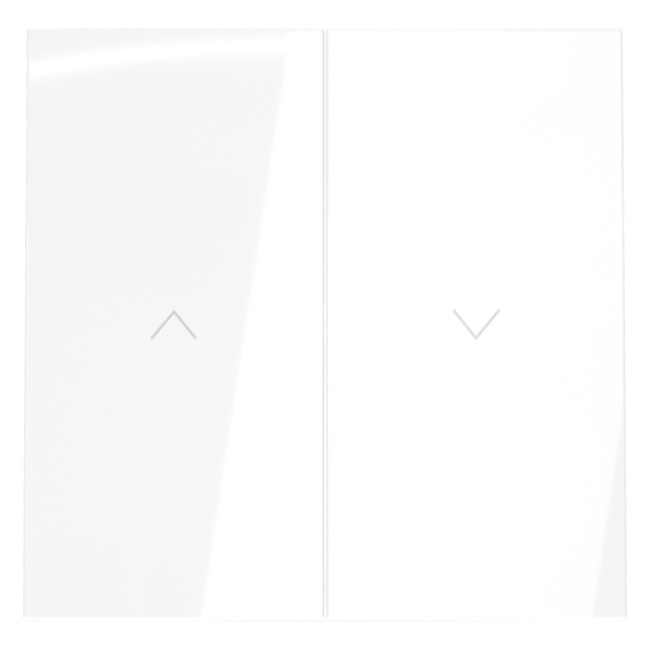 Клавиши для выключателя жалюзи, S70 (белый глянцевый)