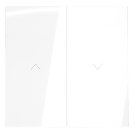 Клавиши для выключателя жалюзи, S70 (белый глянцевый)