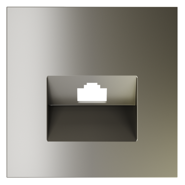 Накладка для розетки компьютерной RJ45 кат.6, S70 (шелк)