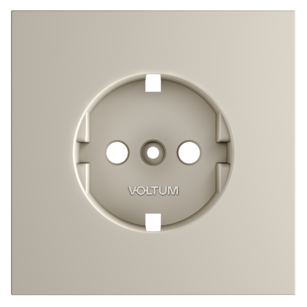 Накладка для розетки с заземлением, S70 (кашемир)