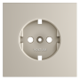 Накладка для розетки с заземлением, S70 (кашемир)