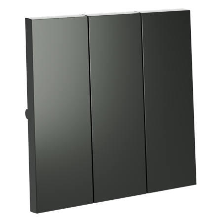 Клавиши для выключателя/переключателя трехклавишного, S70 (титан)