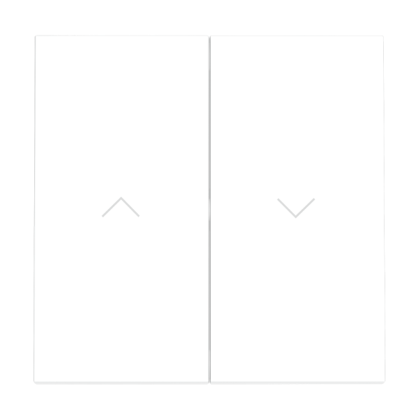 Клавиши для выключателя жалюзи, S70 (белый матовый)