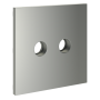 Накладка для розетки телевизионной оконечной TV+SAT, S70 (сталь)