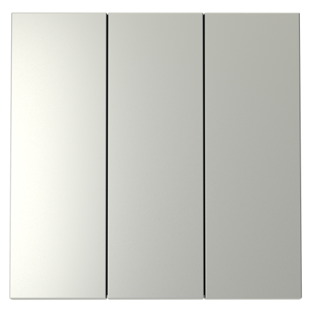 Клавиши для выключателя/переключателя трехклавишного, S70 (сталь)