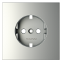 Накладка для розетки с заземлением, S70 (сталь)