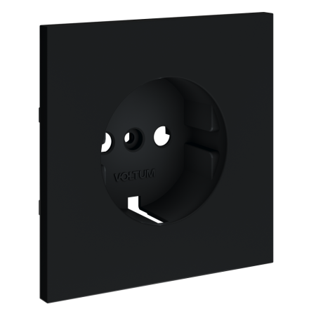 Накладка для розетки с заземлением, S70 (графит)