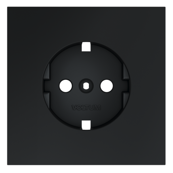 Накладка для розетки с заземлением, S70 (графит)