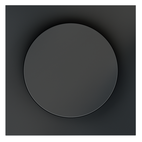 Накладка для светорегулятора поворотно-нажимного, S70 (графит)