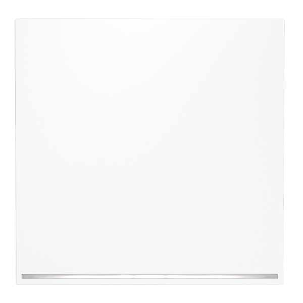 Клавиша для выключателя/переключателя одноклавишного с подсветкой, S70 (белый матовый)