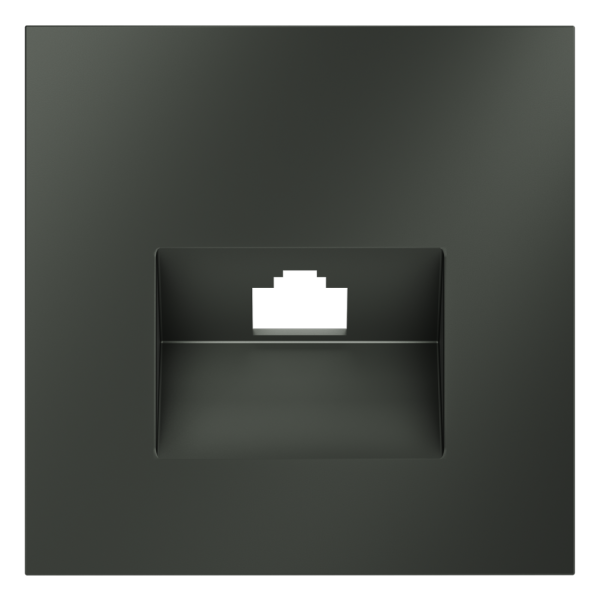 Накладка для розетки компьютерной RJ45 кат.6, S70 (титан)