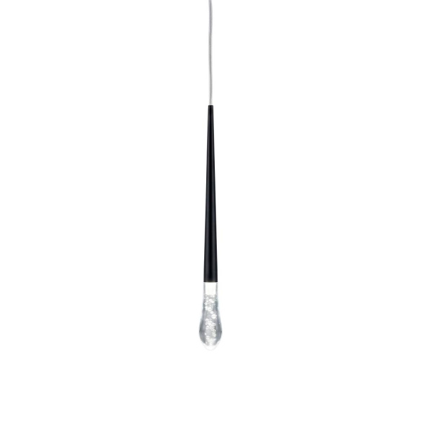 807007-4 Подвес PUNTO MINI с декоративной насадкой (капля) (807007+807000-4) LED 4W 282LM 24G ЧЕРНЫЙ 3CCT 3000/4000/6000K