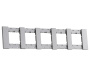 Рамка 5-ая (СЕРЫЙ МАТОВЫЙ) MEITON AA4802M5AS