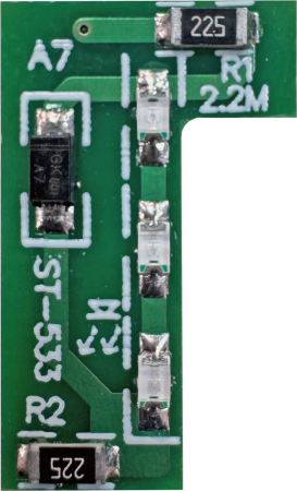 AB4743	Синий светодиод 230V для основных механизмов выключателей