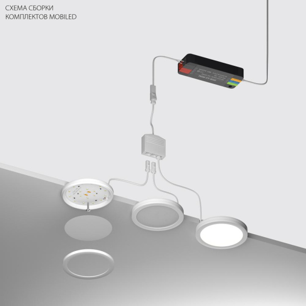 036340-3 Комплект MOBILED 12V 9W 585LM БЕЛЫЙ 4000K (036340-3+412036+036003)