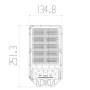 Консольный светильник Arte Lamp AVIOR A9050AL-1BK