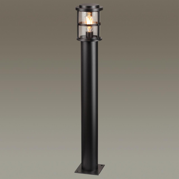 4964/1F NATURE ODL22 737 черный/стекло Ландшафтный светильник на столбе E27 1*60W IP44 MAGUS