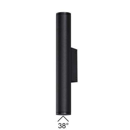 7105/6WL NATURE ODL25 683 настенный светильник металл IP54 LED 2*3W 3000K 85-265V TUBUS