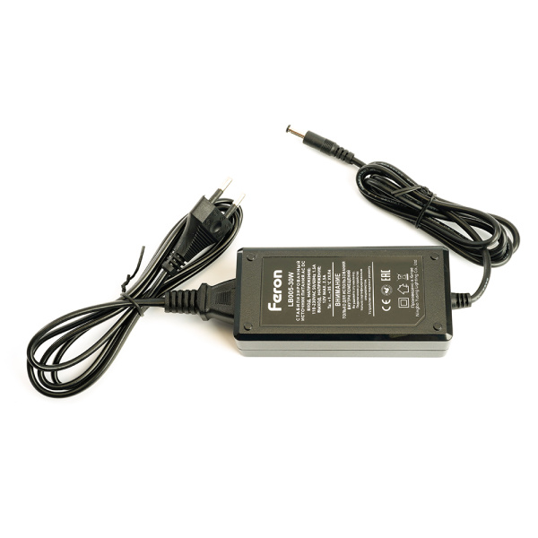 Трансформатор электронный для светодиодной ленты 30W 12V (драйвер), LB005 FERON FERON LB005