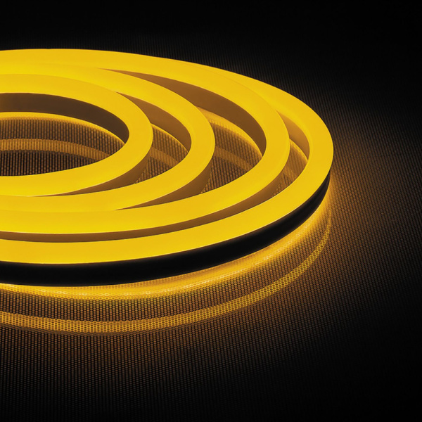 Cветодиодная LED лента Feron LS720 неоновая, 120SMD(2835)/м 9.6Вт/м 50м 220V IP67, желтый FERON LS720