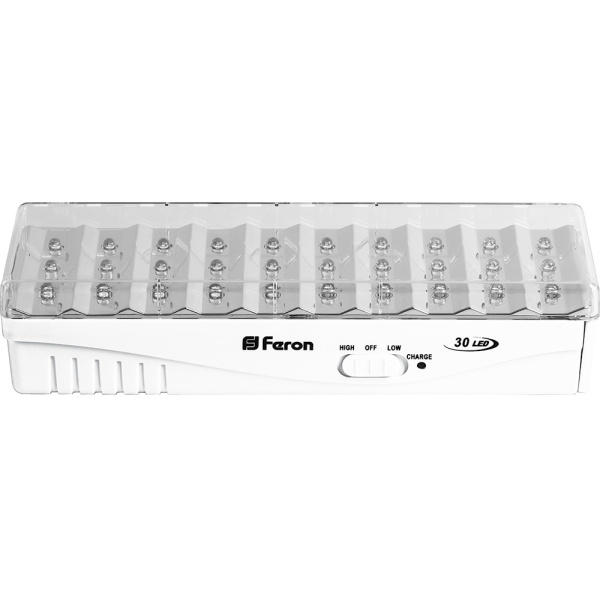 Светильник аккумуляторный, 30 LED DC, белый, EL15 FERON EL15