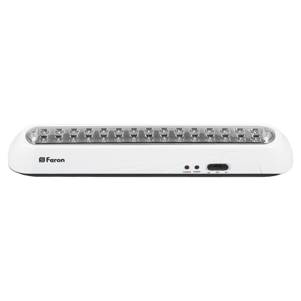 Светильник аккумуляторный, 30 LED AC/DC, белый, EL20 FERON EL20