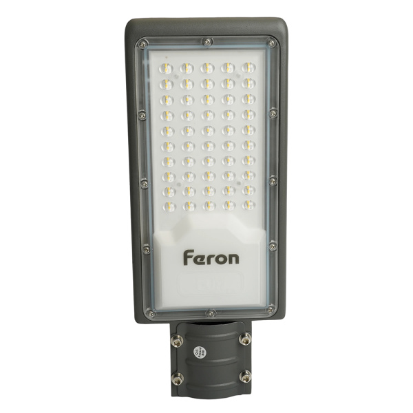 Светодиодный уличный консольный светильник Feron SP3032 50W 6400K 230V, серый FERON SP3032