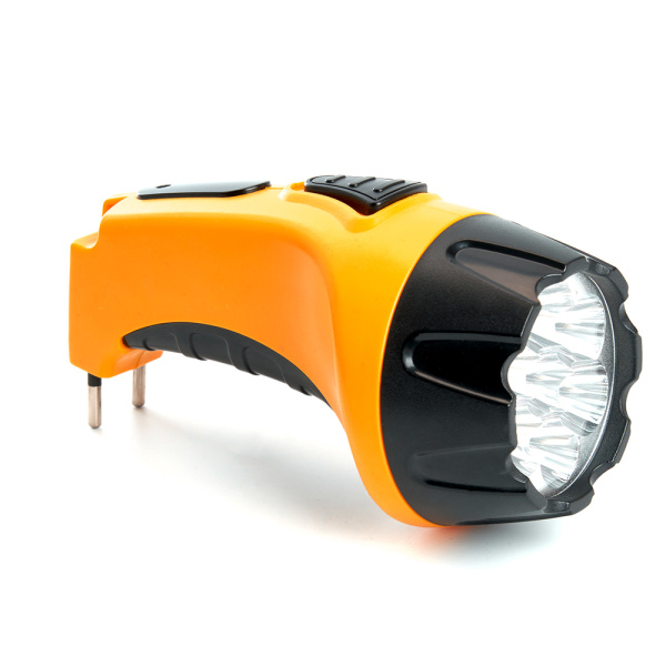 Фонарь аккумуляторный, 7 LED DC (свинцово-кислотная батарея), желтый, TH2294 (TH93B) FERON TH2294