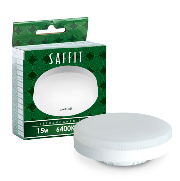 Лампа светодиодная SAFFIT SBGX5315 GX53 15W 230V 6400K SAFFIT SBGX5315
