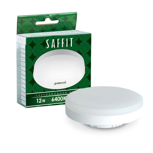 Лампа светодиодная SAFFIT SBGX5312 GX53 12W 230V 6400K SAFFIT SBGX5312