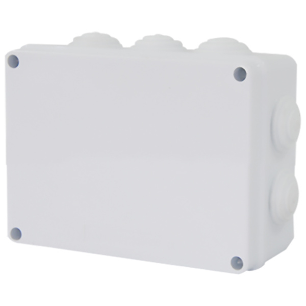 Коробка разветвительная STEKKER EBX30-03-65, 150*110*70 мм, 10 мембранных вводов, IP65, светло-серая STEKKER EBX30-03-65