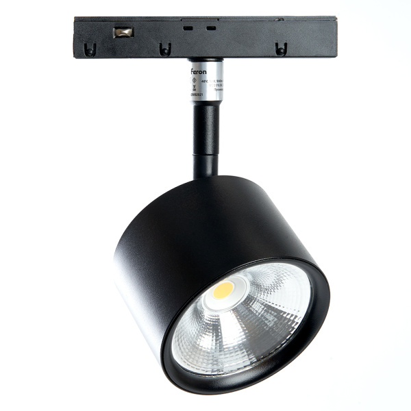 Светильник светодиодный Feron MGN305 трековый низковольтный 10W, 900 Lm, 4000К, 90 градусов, черный FERON MGN305