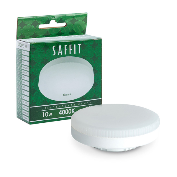 Лампа светодиодная SAFFIT SBGX5310 GX53 10W 230V 4000K SAFFIT SBGX5310