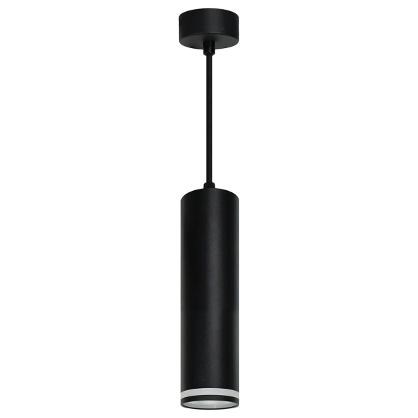 Светильник потолочный Feron ML1708 Barrel LUNA на подвесе MR16 35W 230V, черный 55*200 FERON ML1708