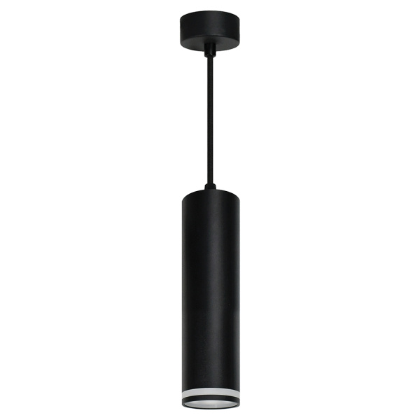 Светильник потолочный Feron ML1708 Barrel LUNA на подвесе MR16 35W 230V, черный 55*280 FERON ML1708
