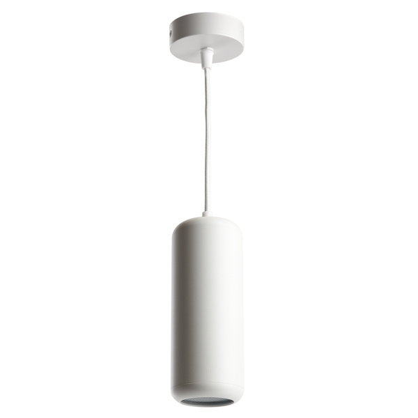 Светильник потолочный Feron HL3658 Barrel ECHO levitation 12W, 230V, GX53, белый, с антибликовой сеточкой, на подвесе 1,7 м FERON HL3658