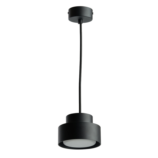 Светильник потолочный Feron HL3678 Barrel AURA levitation 12W, 230V, GX53, чёрный, на подвесе 1,7 м FERON HL3678