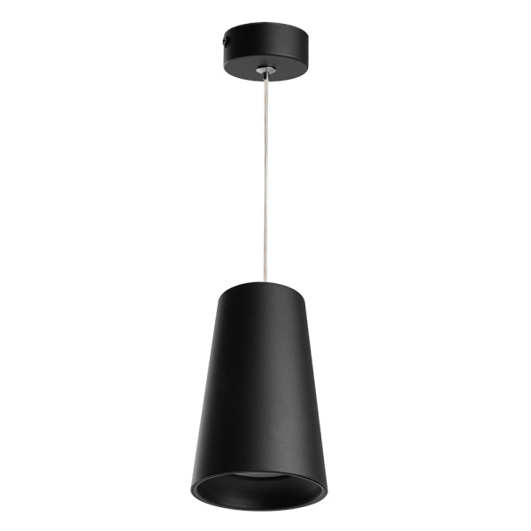 Светильник потолочный Feron ML1858 Barrel BELL levitation на подвесе1,7 м ,MR16 35W 230V, черный FERON ML1858