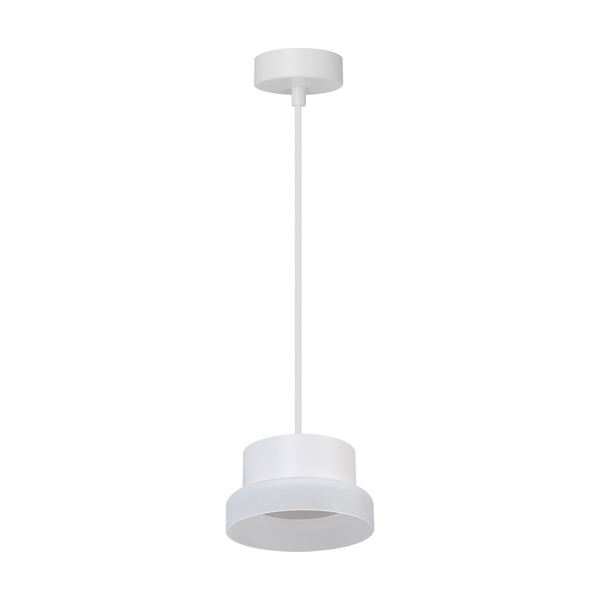 Светильник потолочный Feron Barrel HL4608 OPAL levitation 12W, 230V, GX53, белый, на подвесе 1,7 м FERON HL4608