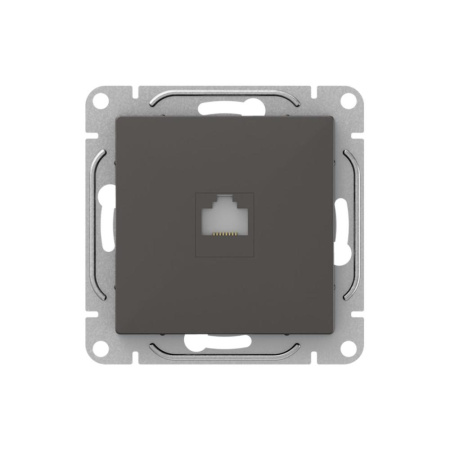 Механизм розетки RJ45 (cat6), мокко Эпика EKF