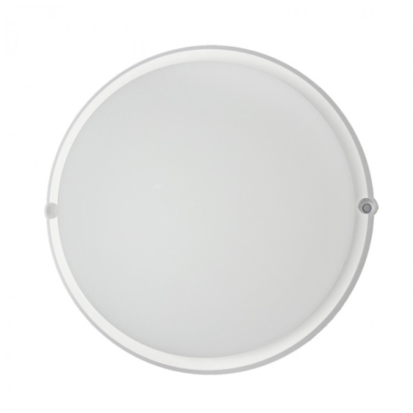 Светильник светодиодный LT-LBWP-08-IP65- 8W-6500К LED круг с датчиком движения