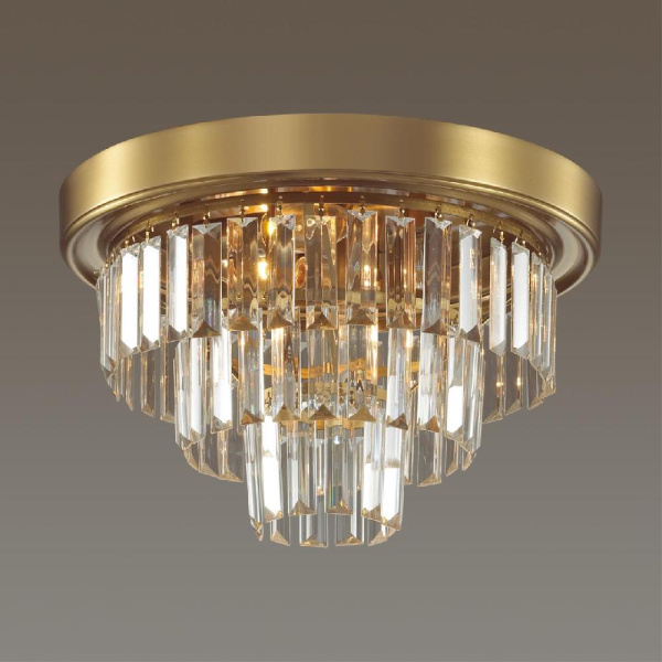 5257/4C CLASSI LN23 84 латунь Люстра потолочная E14 4*40W 220V ZAHA