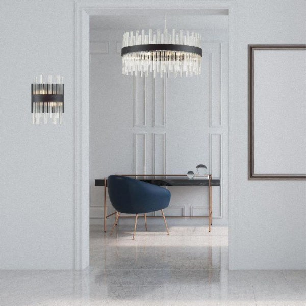 5272/2W MODERNI LN23 151 черный Бра E14 2*40W 220V MITSUKO