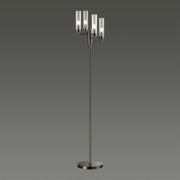 5275/4F CLASSI LN23 000 черный хром Торшер E14 4*40W 220V KAMILLA