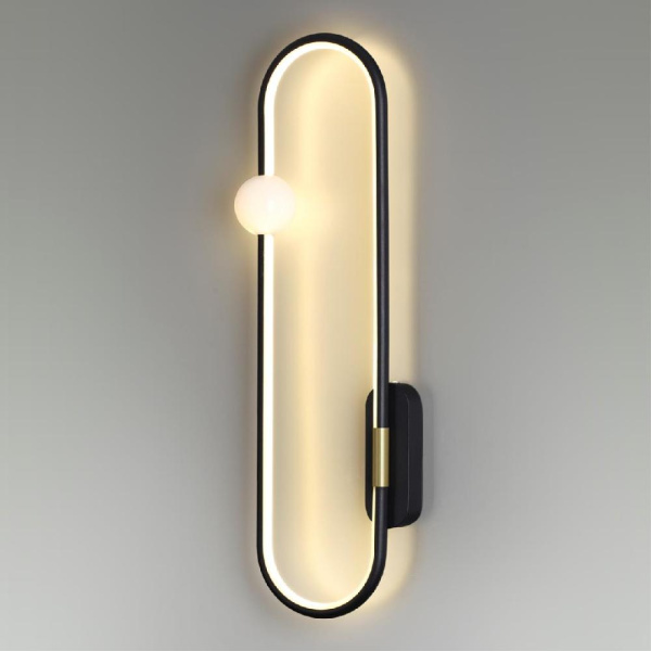 5607/20WL LEDIO LN23 357 черный Настенный светильник LED 20W 3000К 1360Лм 220V HARLOW