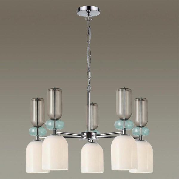 5235/5 MODERNI LN23 101 хром Люстра E27 5*40W 220V GILLIAN